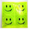 PVC Reflective Smiling Faces Safety Customized Reflective Sticker