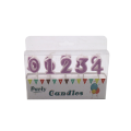 Cheap Glitter Number Candle/Party birthday Candle