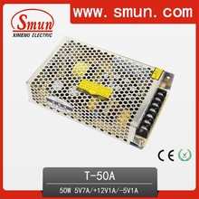 50W 5V7a 12V1a -5V1a Triple Output Switching Power Supply