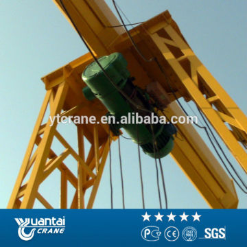 China Rail Mounted Single Girder 5Ton Gantry Crane Design