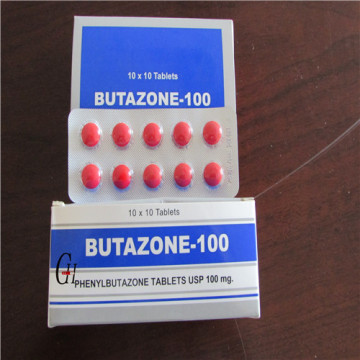 Comprimés de phénylbutazone 100mg