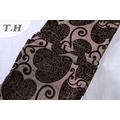 Jacquard Flocking Fabric by Cheaper Price