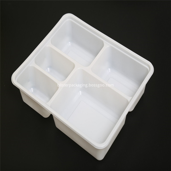 black food trays