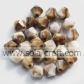 Solid Mixed Colors Loose Acrylic Jewelry Spacer Beads