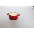 Enamel Mini Cast Iron Casserole Pots