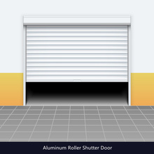 Automatic insulated aluminum roll up door
