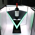 customized acrylic display rack stand for wine bottle