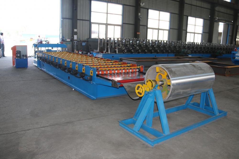 Aluminium Roofing Sheets Machines Prices Automatic Glazed Roof Tile Steel Roll Forming Machine Roll Former