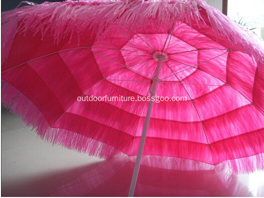 Outdoor Hotel Straw Beach Umbrella