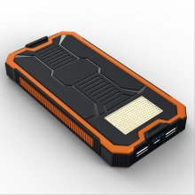 15000mAh Customized Solar Portable/Mobile Power Bank for Travel