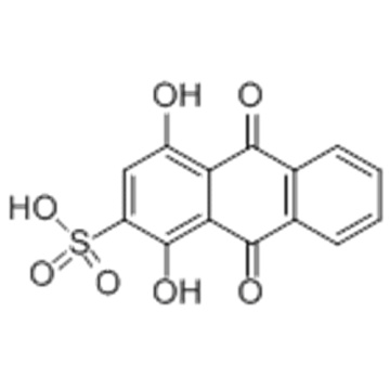 Ácido 1,4-dihidroxyantraquinona-2-sulfónico CAS 145-48-2