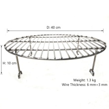 Grille de panier en maille d&#39;acier grill grillage cuisson