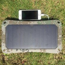 5V 7W tragbare Sonnenkollektor Stromquelle Ladegerät für Handy GPS Digitalkamera PDA