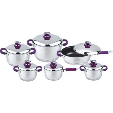 Therm soft touch 12pcs cookware set