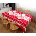 Popular Christmas style Waterproof tablecloth