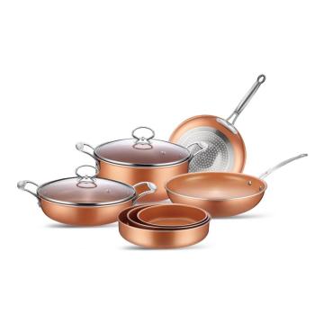 Non-stick Coating Aluminum Copper Cookware Set