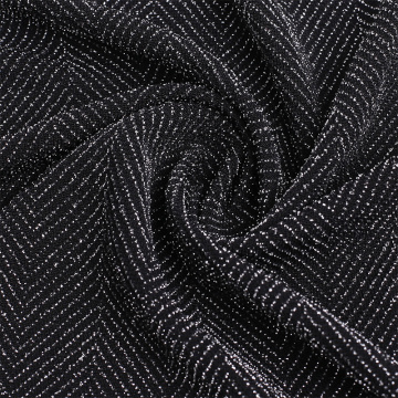 No-Fading Nylon Wire Knitted Jacquard Fleece Fabric