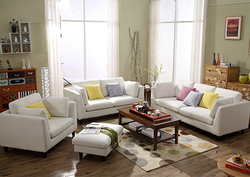 Linen Sofa Set