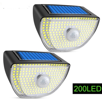 Luz 200Led solar 3modes ao ar livre