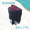 Oval Rocker Switch 4pin