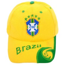 2014 Brazil World Cup Fans Cap,6 Panel baseball Cap