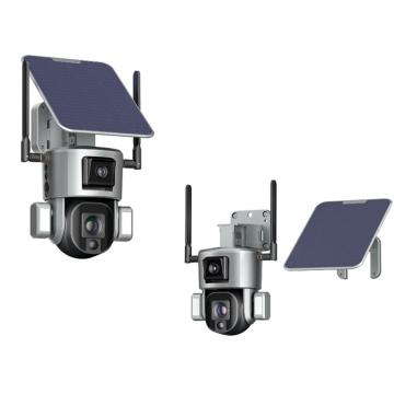 New solar 10X zoom hybrid Security Camera