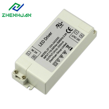 48W 24VDC 2A Fuente de alimentación LED de salida única