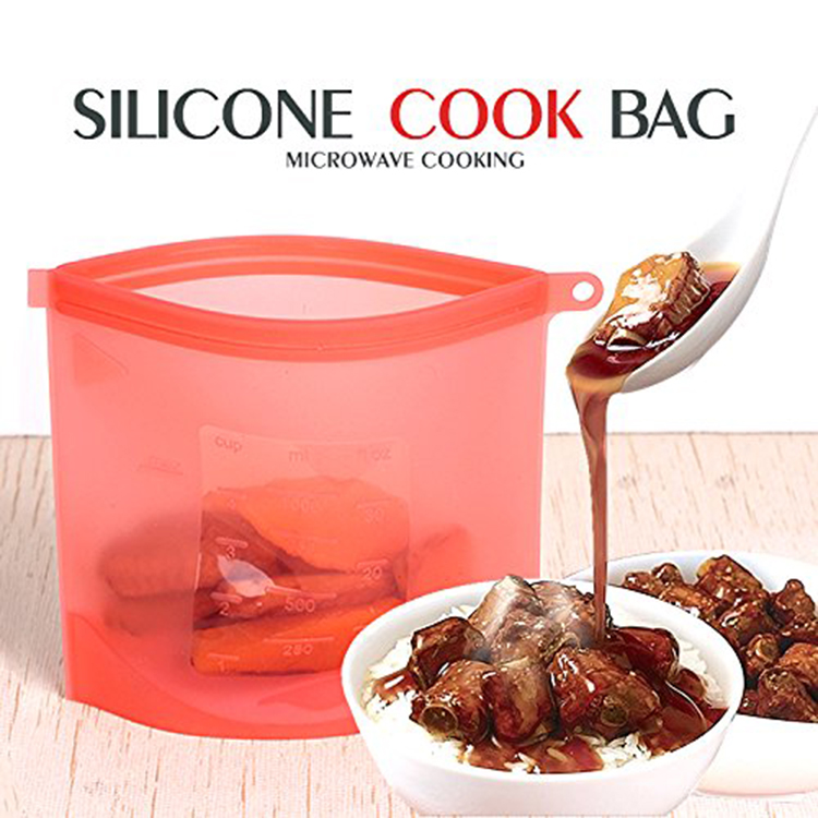 Vacuum Silicone Food Storage Bag Set