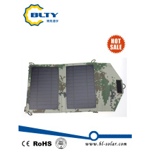 6.5V 7W camuflagem saco dobrável carregador solar Pacote de energia solar