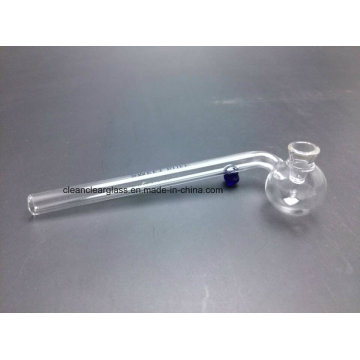 Factory Wholesale 14cm Glass Smoking Pipe Sweet Puff Pipe with Bowl