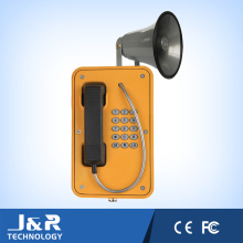 Teléfono impermeable de la alarma, intercomunicador industrial de la emergencia, punto de ayuda del pasajero