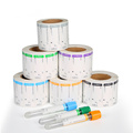 Custom Printed Adhesive Medical blood Collection Tube Label