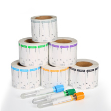 Custom Printed Adhesive Medical blood Collection Tube Label