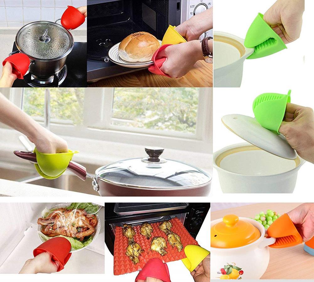 oven mitts with silicone