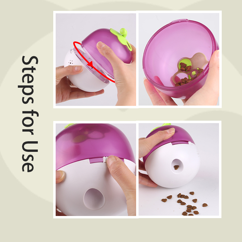 SUNSUN Interactive Food Dispenser Cat Toy Leaking Food Slow Feeder Educational Tumbler Dog Self Feeding Toy5 SUNSUN Interactive Food Dispenser Cat Toy Leaking Food Slow Feeder Educational Tumbler Dog Self Feeding Toy5