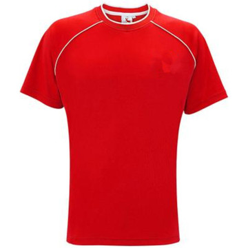 Maillot de foot en polyester rouge