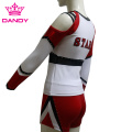 Custom All Stars Metallic Long Sleeve Cheerleading Uniforms