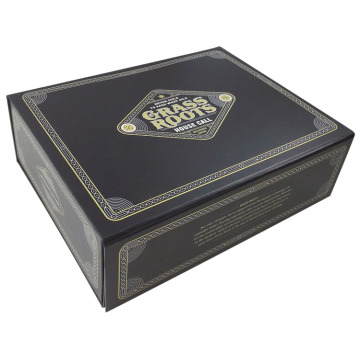 Luxury Black Custom Magnet Clothing Storage Box