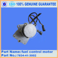 Komatsu fuel control motor 7834-41-3002 for PC300-7