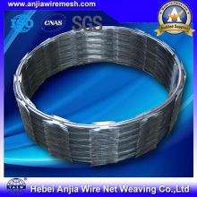 Hot Dipped Galvanizado Razor Wire e Acordeão Duplo Fio