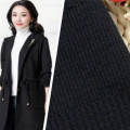 High Quality Black Jacquard Knitting Fashion Fabrics