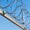 Concertina Razor Wire Fence Topping System