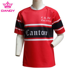 Camiseta de rugby deportiva de estilo único personalizado