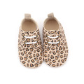 Wholesale Genuine Leather Leopard Baby Shoes Oxford Shoes