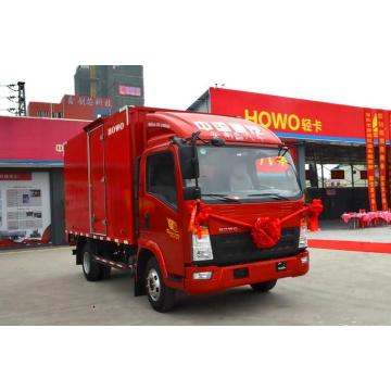 4.2m 109hp Red Color Van Truck