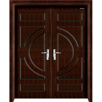 Double Steel Wooden Door for Office Room, Meeting Room