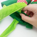 Christmas wine bottle bag with magic elf pattern