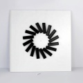 Square Air Swirl Air Diffusers With Blades