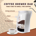ICED Single servieren leer grüne PE -Kaffee steiler Tropfkaffeetasche