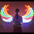 ANGEL WINGS 1 LED NEON ILLUMINATED SIGNAGE